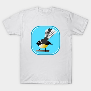 Fantail New Zealand Bird T-Shirt